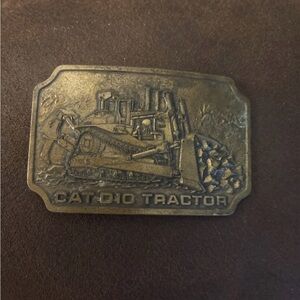 Vintage CAT D10 Tractor Belt Buckle